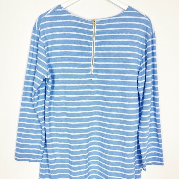 Sail To Sable Blue Striped Dress - Picture 6 of 10